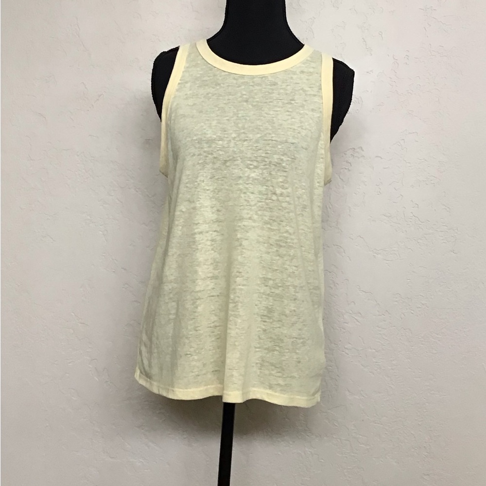 a new day Cream Sleeveless Top